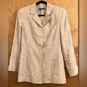 Amanda Smith Pure Linen Blazer 8